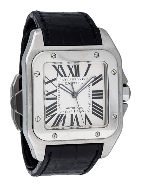 cartier watches santos 100 price